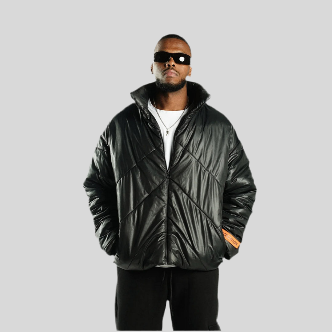Black Padded Puffer Jacket