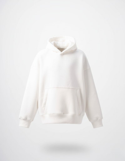 Basic White Hoodie