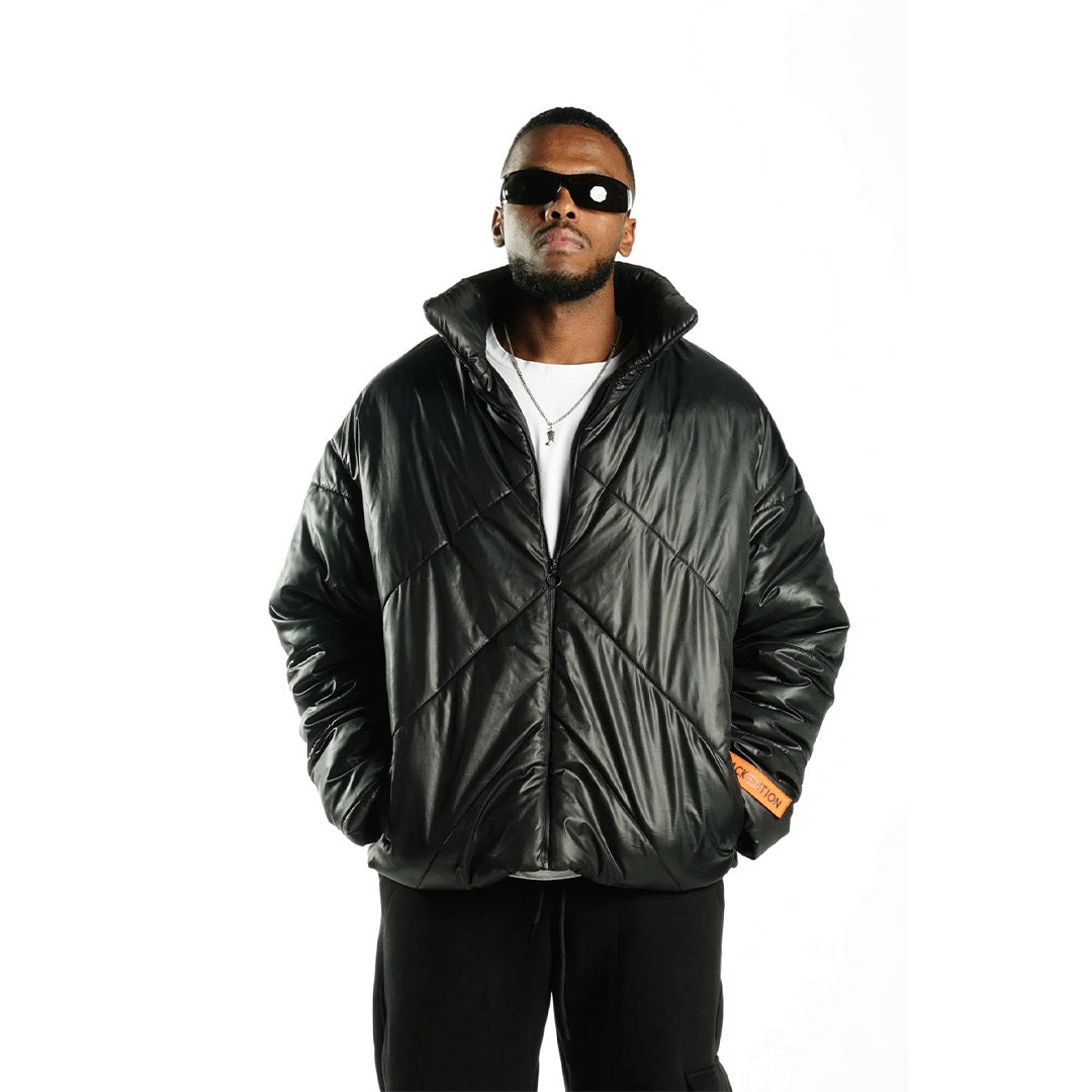 Unisex Black Puffer Jackets