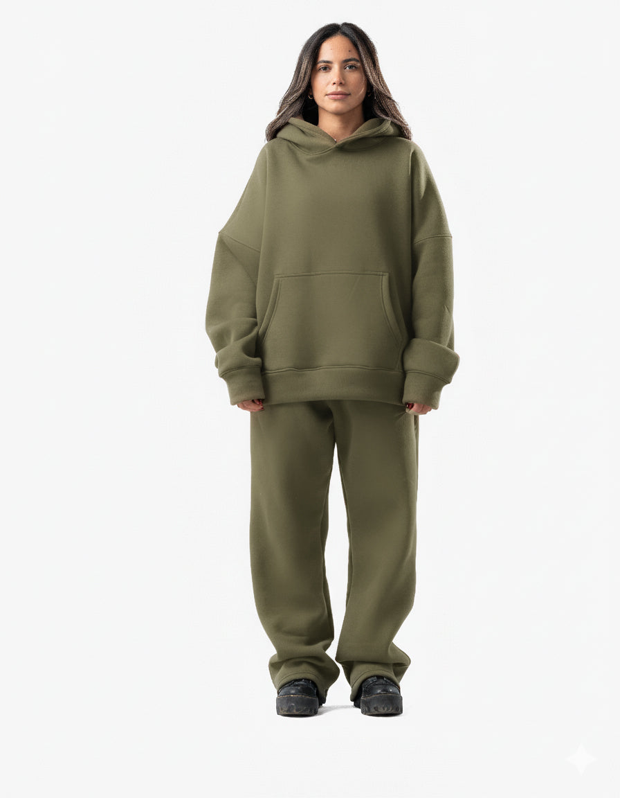Basic Olive Hoodie