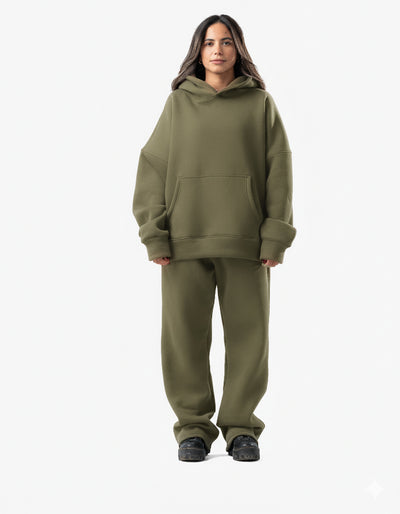 Basic Olive Hoodie