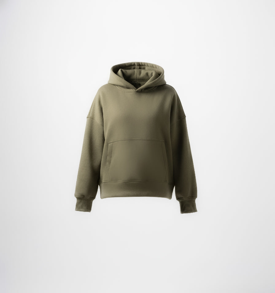 Basic Olive Hoodie