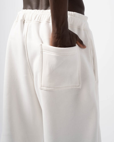 Basic White Baggy Sweatpants