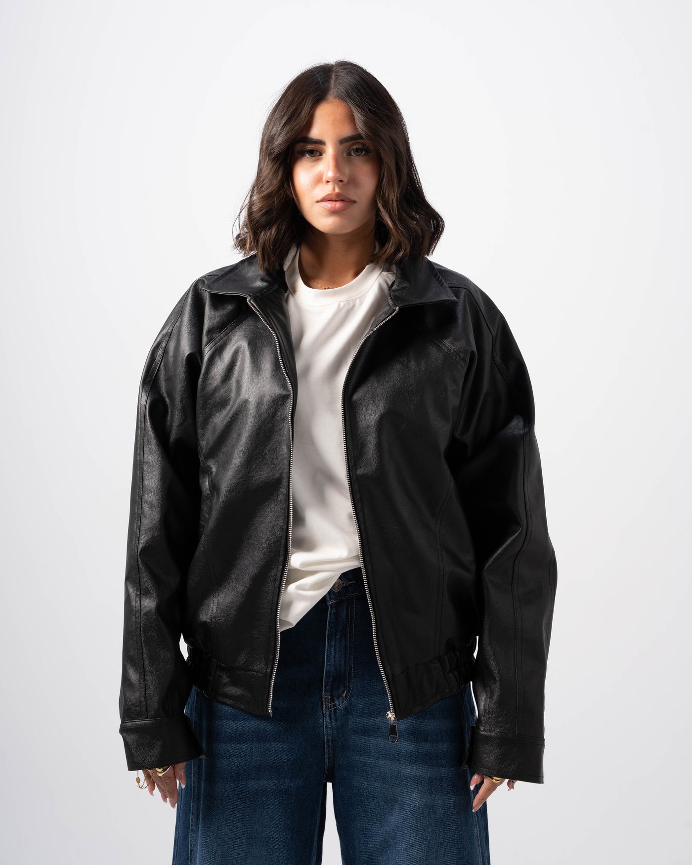 V5 Leather Jacket - Black