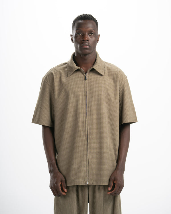 Khaki Waffle Shirt