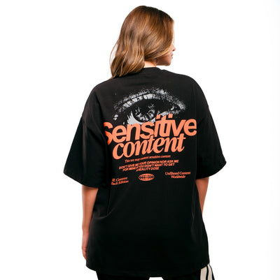 SENSITIVE CONTENT OVERSIZED T-SHIRT