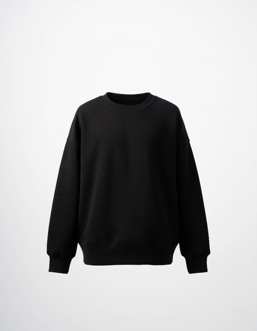 Basic Black Crewneck