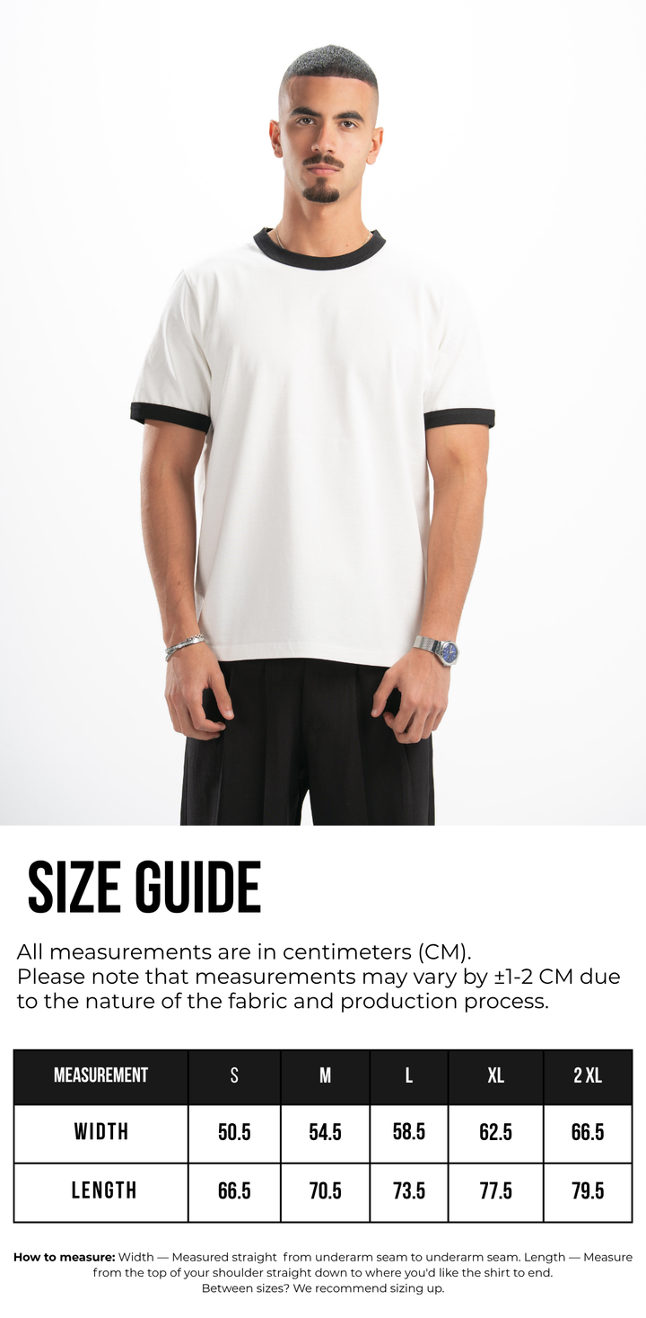 Dark Teal Ringer Tee | Oversized Streetwear T-Shirt | Blackedition