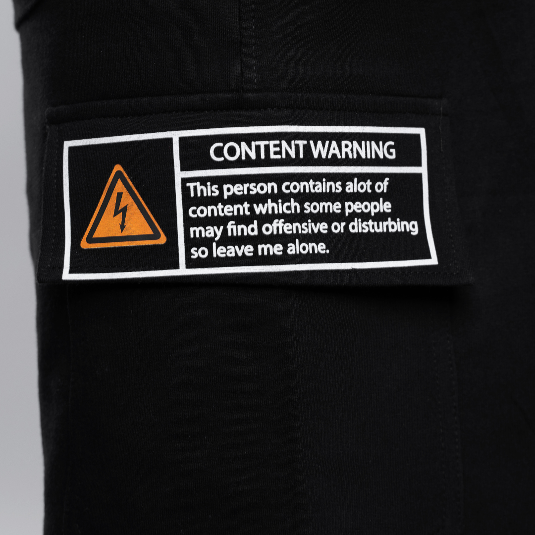 Warning t-shirt