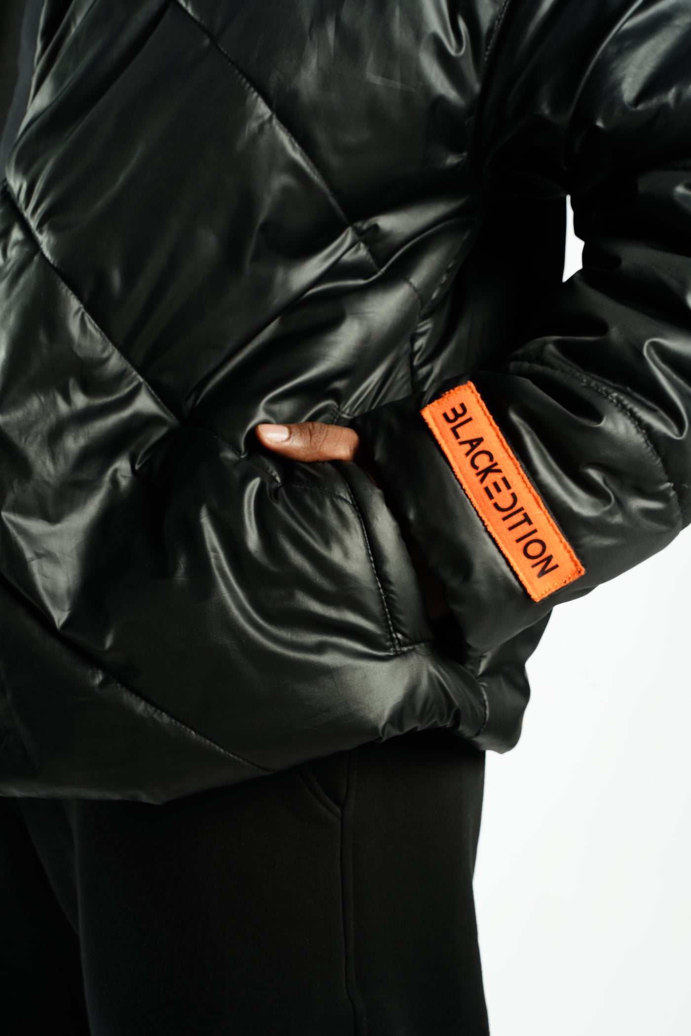 Unisex Black Puffer Jackets