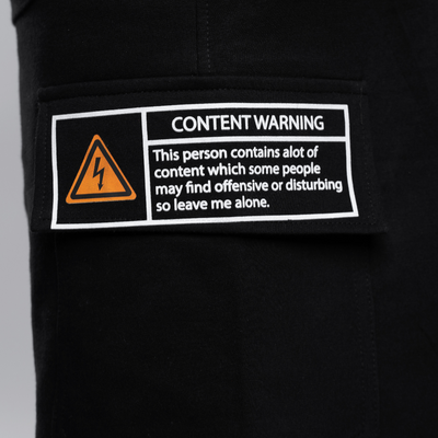 warning sweatpants